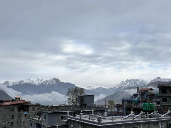 View from muktinath 